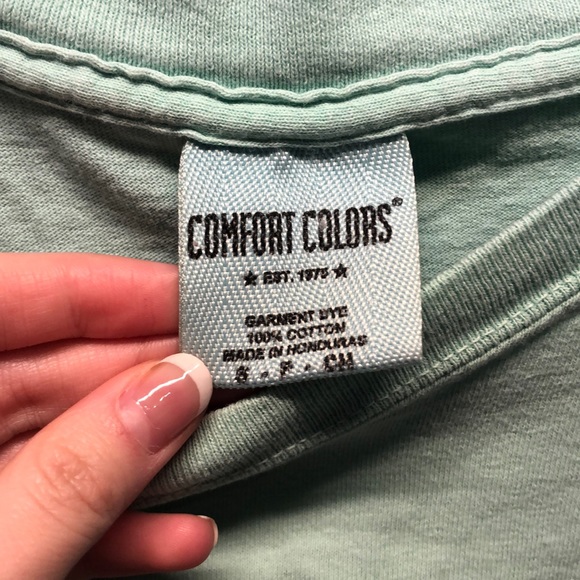 Mint comfort colors tee - Picture 3 of 3